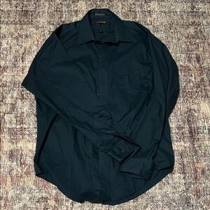 Elegant Dark Green Dress Shirt